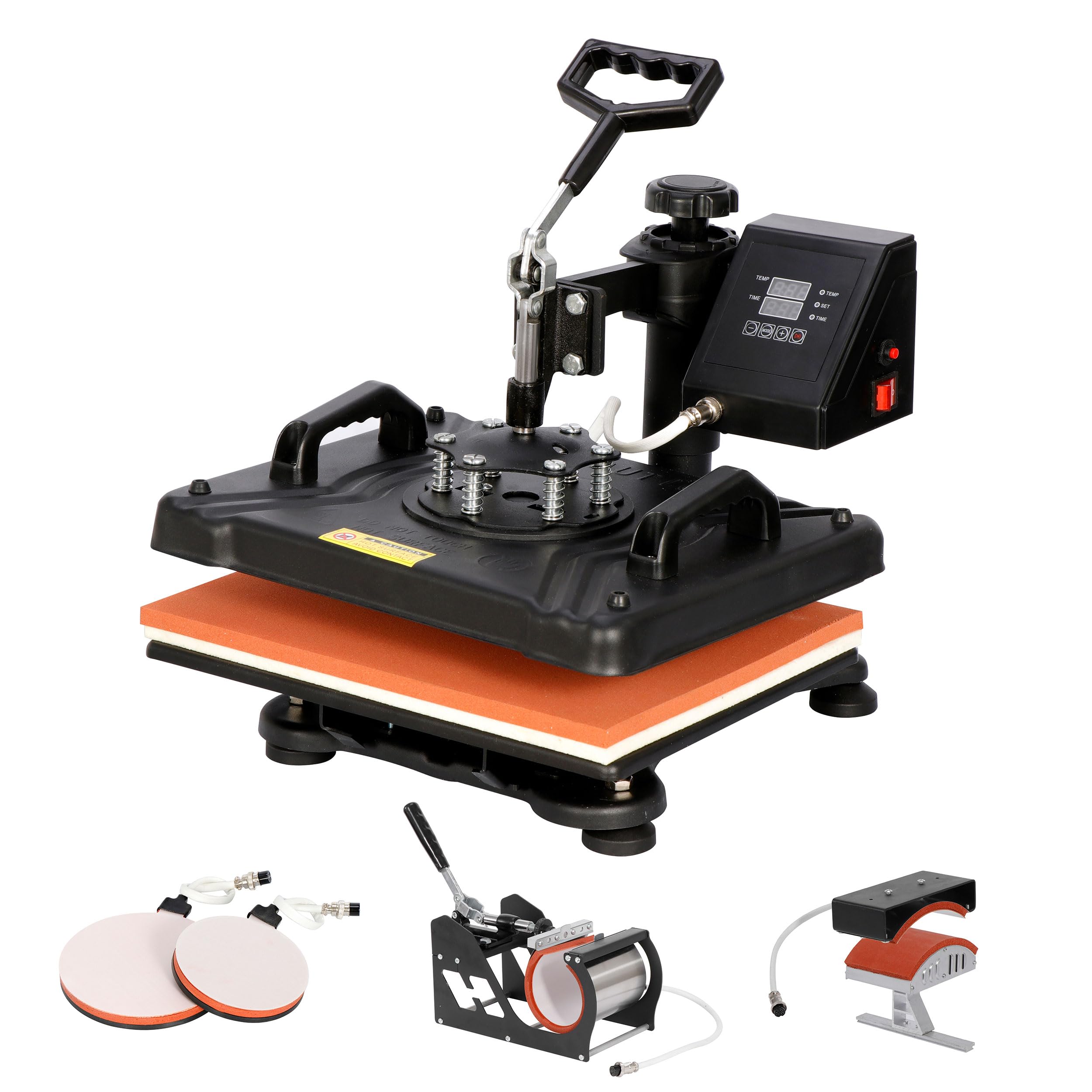 Amazon.com: SUPER DEAL 5 in 1 Heat Press Machine, 12